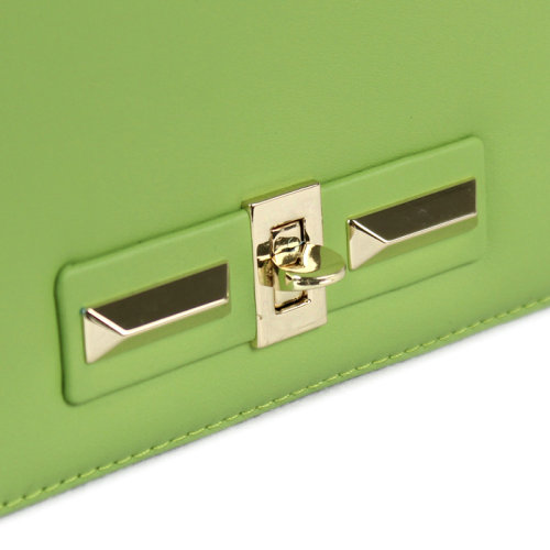 2014 Valentino Garavani flap shoulder bag 22cm V0081 green - Click Image to Close